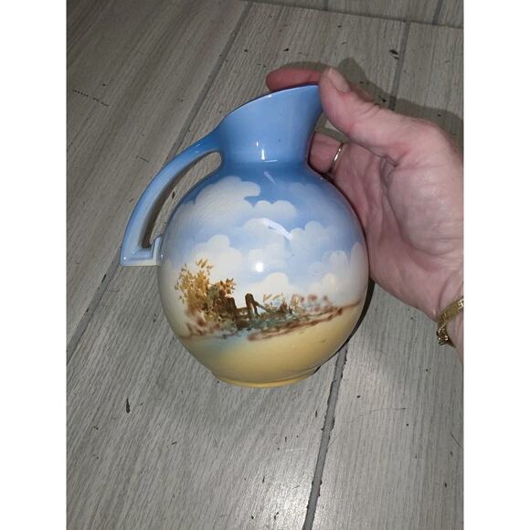 Vintage Falcon Ware THE TAVERN Pitcher Made In ENGLAND 1930's #5030 - Picture 8 of 12